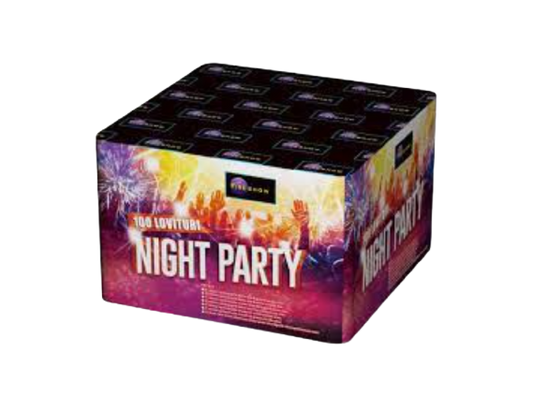 BATERIE DE ARTIFICII 100 FOCURI CALIBRUL 30MM Night Party FIRESHOW